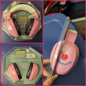 Hearing protection ear muffs Pink New